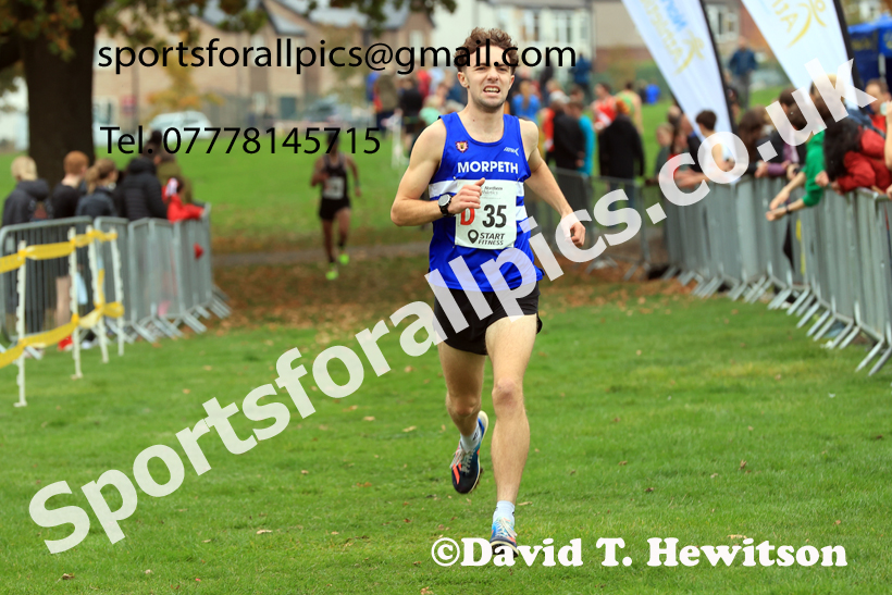 Senior Mens relay, 2025 Northern Cross Country Relays, Graves Park, Sheffield. Photo: David T. Hewitson/Sports for All Pics